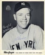 Gil McDougald - New York Yankees - Head shot - B/W - McDougleGil-00233 - 8x10