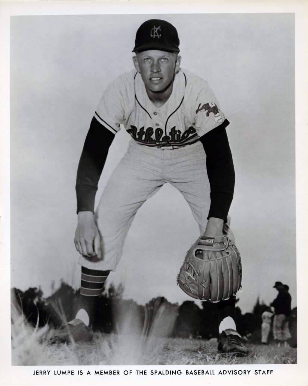 Jerry Lumpe - Kansas City Athletics - full body - B/W - LumpeJerry-3937.jpg - 8x10