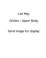 Lee May - Baltimore Orioles - head - B/W - MayLee810.jpg - 8x10