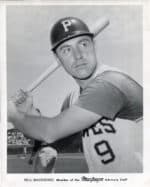 Bill Mazeroski - Pittsburgh Pirates - batting - B/W - MazeroskiBill810.jpg - 8x10