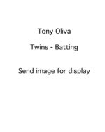 Tony Oliva - Minnesota Twins - batting - B/W - OlivaTony-3.jpg - 8x10
