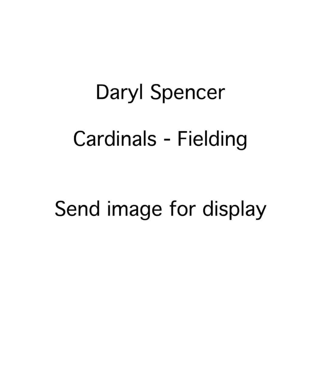 Daryl Spencer - St. Louis Cardinals - fielding - B/W - SpencerDaryl810 - 8x10