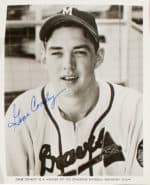 Gene Conley - Milwaukee Braves - upper body - B/W - ConleyGene002.jpg - 8x10