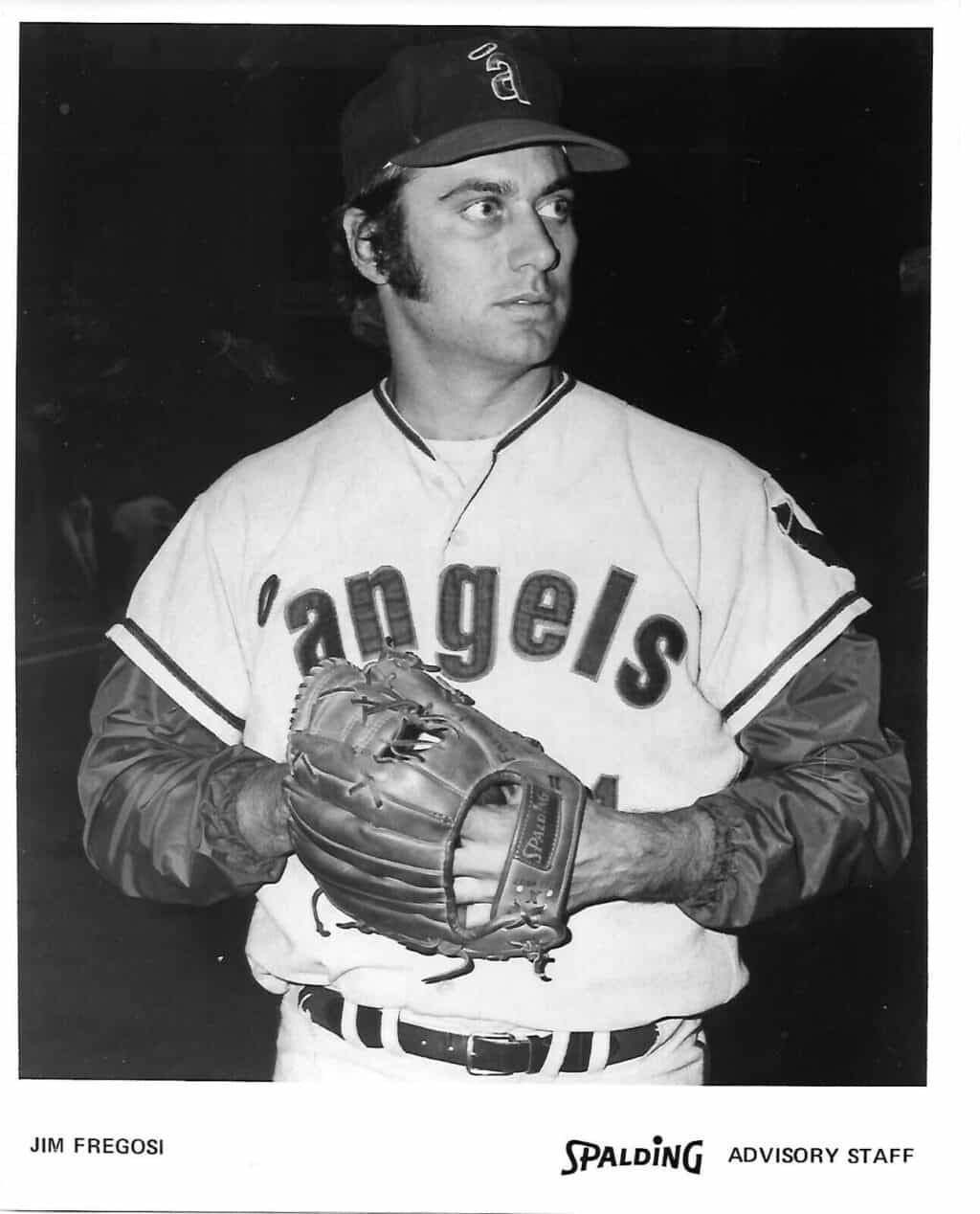 Jim Fregosi - California Angels - upper body w/glove - B/W - FregosiJim299 - 8x10