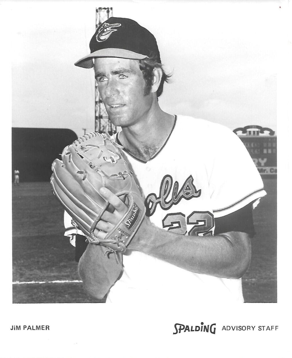Jim Palmer - Baltimore Orioles - upper body - B/W - PalmerJim.jpg - 8x10